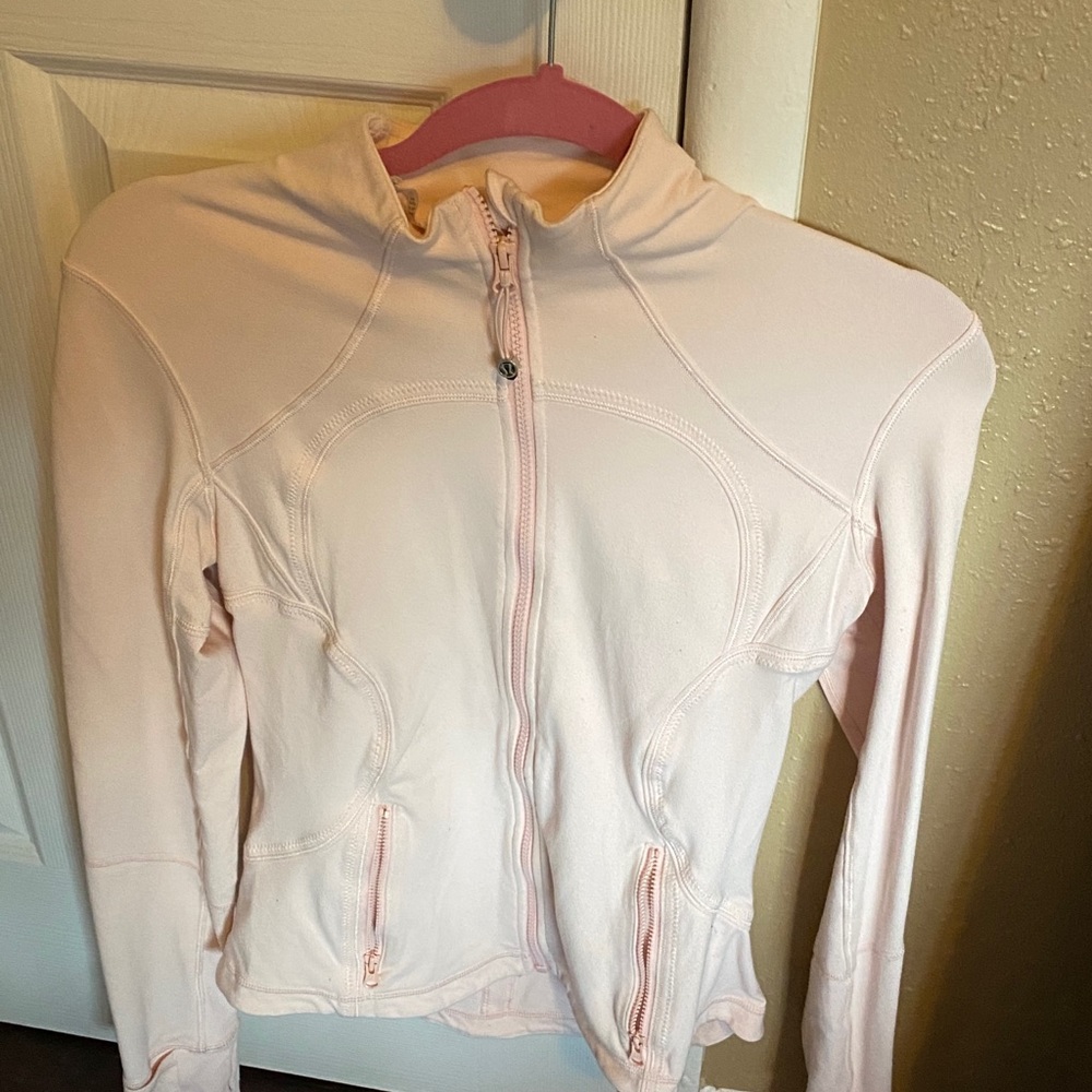 Light pink Lululemon jacket. Size 8